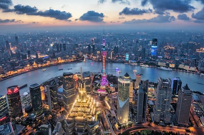 Shanghai City Skyline