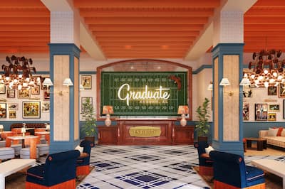 Hotel lobby and check in