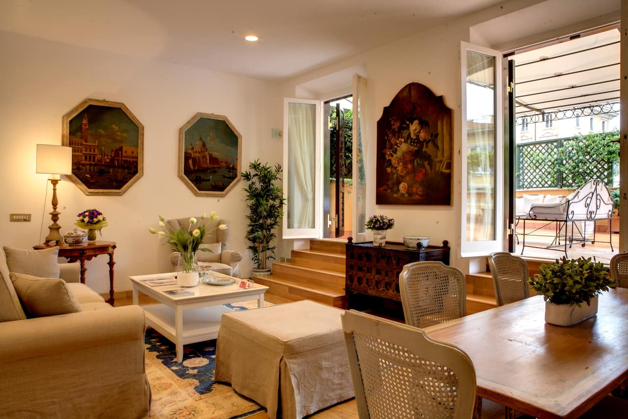 Garden Suite Apartment Living Area