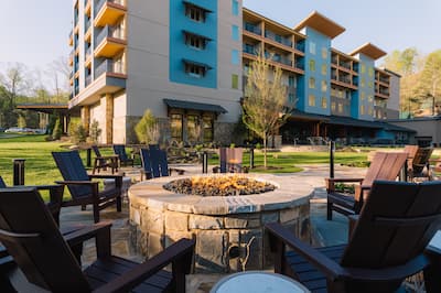Outdoor Patio With Firepit
