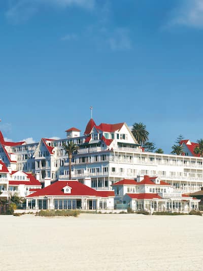 Daytime View of Hotel Exterior and Beach